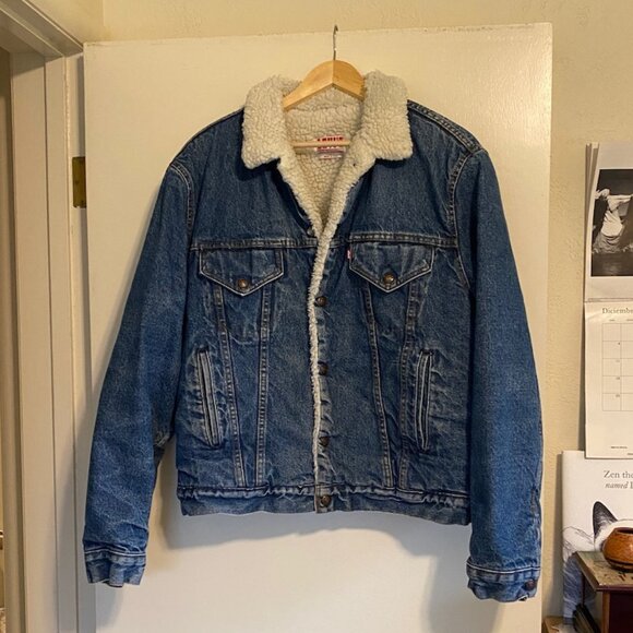 Vintage Levi's WPL 423 "Made in USA" pile-lined, Made in USA, Men's Size 44 (LG) - Picture 1 of 14